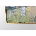 Claude Monet - Landscape Near Zaandam - Stunning large framed print! - Bid now!