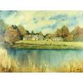Wheildon - Moorcroft - House and a pond - A beautiful painting!!  Bid now!
