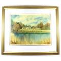 Wheildon - Moorcroft - House and a pond - A beautiful painting!!  Bid now!
