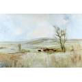 W Hendricks - Landscape with cattle -  A beautiful treasure! Bid now!