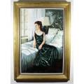 Terenia Butler - Lady seated on bed - A stunning piece of art!