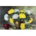 John Dykman - Chrysanthemums - A beautiful painting!! Bid now, low price!!