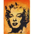 Marilyn Monroe - A beautiful large painting at a giveaway price, bid now!!