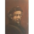 Wilhelm Ploner - Portrait of an old man - A stunning oil painting!! Bid now!