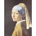Johannes Vermeer - Girl with a pearl earing - A classic print - What a beauty!! Bid now!