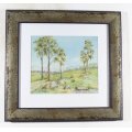 Mary Bell - Landscape - A beautiful watercolor!! Bid now!