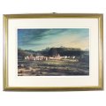 Thomas Baines - Part of Cradock from the North -  A beautiful print! Bid now!