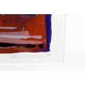 Fred Schimmel - Abstract landscape - A beautiful limited edition silkscreen!  Bid now!