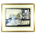 Keith Joubert - Limited edition lithoprint - The Leopard - Offered at a low price!! Bid now!