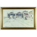 Pippa Rees - Port Elizabeth Station, Cape - Circa 1900 - A beautiful print!! Bid now!