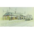 Pippa Rees - Harrismith Station, OFS - Circa 1900 - A beautiful print!! Bid now!