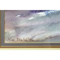 Alice Elahi - Abstract landscape - A beautiful mixed media work - Invest now!!