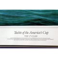 JJ Thompson - Yacht of the America`s Cup - A beautiful print!! Bid now!