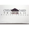 Poster - Muriel Verger - Checkerboard Travel II - Beautiful! - Bid now!!