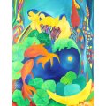 Ronnie Biccard - Koi`s and figures - Stunning work! - Low price, bid now!