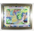 Ronnie Biccard - Abstract nudes - Stunning large work! - Low price, bid now!