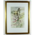 Wallace Hulley - In the Kosmos fields - A beautiful print - Bid now!