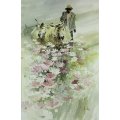 Wallace Hulley - In the Kosmos fields - A beautiful print - Bid now!