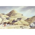 Nils Andersen - Rural village - A stunning painting!! Bid now!!