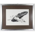 Leon de Bliquy - Feathers - Limited edition Lithograph - Beautiful!! - Bid now!