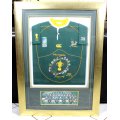 Framed Springbok Rugby Jersey - France 2007 - Limited edition of 100! - Stunning - Bid now!