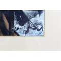 Baldinelli - Abstract - 1974 - A beautiful signed color lithoprint! - Low price! - Bid now!!