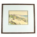 Mabel Withers - Seascape - A beautiful watercolor - Bid now!!