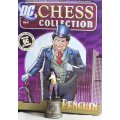 DC Chess Collection - Hand Painted Metallic Resin - Penguin + Book - Bid Now!