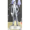 DC Chess Collection - Hand Painted Metallic Resin - Black Mask + Book - Bid Now!