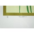 Sue Sampson - Bamboo II - Limited edition screen print - A treasure! Bid now!