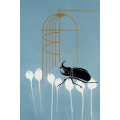 Judith Mason - Dung Beatle and cage - Investment art!  Bid now!
