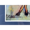 Frans Claerhout - Donkey cart - A beautiful print! - Bid now!!