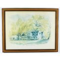 Cullingworth - Blaauwklippen near Stellenbosch - A beautiful print! - Bid now!!