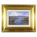 Anton Benzon - River in a landscape - Stunning!! - Investment art! - Bid now!! *Free courier