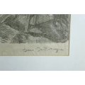 Dee de Bruyne - Pleasured - A risque pencil and charcoal drawing - Bid now!!