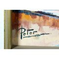 Peter Honsal  - Cityscape - A beautiful painting - Bid now!!