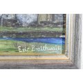Eric Braithwaite - Farmscene - A lovely oil painting - Bid now!