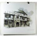 Ted Hoefsloot - The George Inn Norton Str. Philip Somerset - Print - Beautiful - Low price act now!