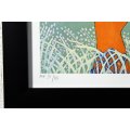 Walter Battiss - People who live in cave - A stunning print! Signed by Giles Battis - Bid now!