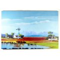 Faan Grobler - Farmscene at the foot of the mountains - Magnificent investment art!! - Bid now!