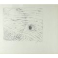 Janer Rudman - Pencil sketch - A lovely little abstract! - Bid now!