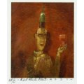 Simon Addy - Red Wine Nut - A beautiful limited edition print! - With COA - Bid now!