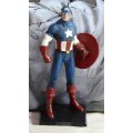 Classic Marvel Collection - Lead, hand painted figurine with book - Captain America - #9 - Bid Now!
