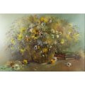 James Yates - Still life flowers - Magnificent investment art!! - Bid now!