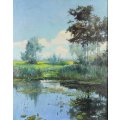 Henweg - Estuary - A beautiful oil painting! - Spoil yourself, bid now!