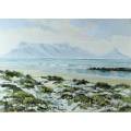 Eugene Hurter - Table Bay and Table mountain - Investment art!! Invest now!!