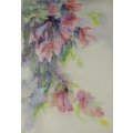 Gillian Darling - Still life flowers - A beautiful watercolor! - Bid now!