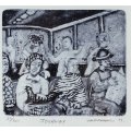 Judas Mahlangu - Journey - A beautiful etching!! - Bid now!