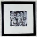 Judas Mahlangu - Journey - A beautiful etching!! - Bid now!