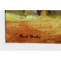 Paul Botes - Country road with trees - A beauty! - Bid now!